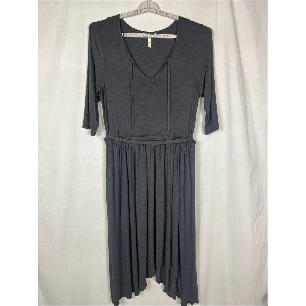 Matilda Jane Gray Go West 3/4 Sleeve Women's Midi Dress